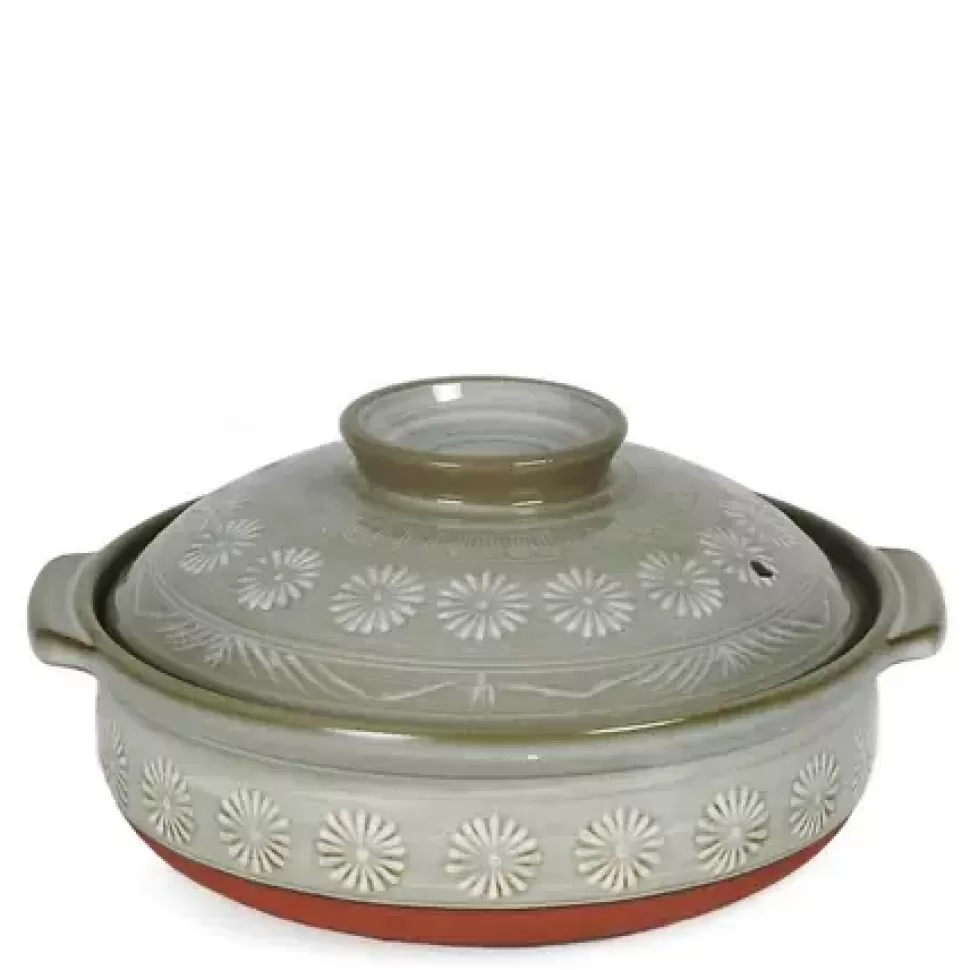 MIYA Company Donabe Casseroles^Hana-Mishima Donabe Casserole, 74 Oz.