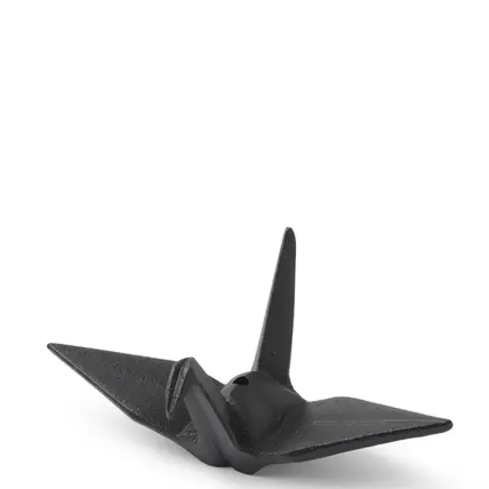 MIYA Company Incense^Incense Holder Black Peace Crane