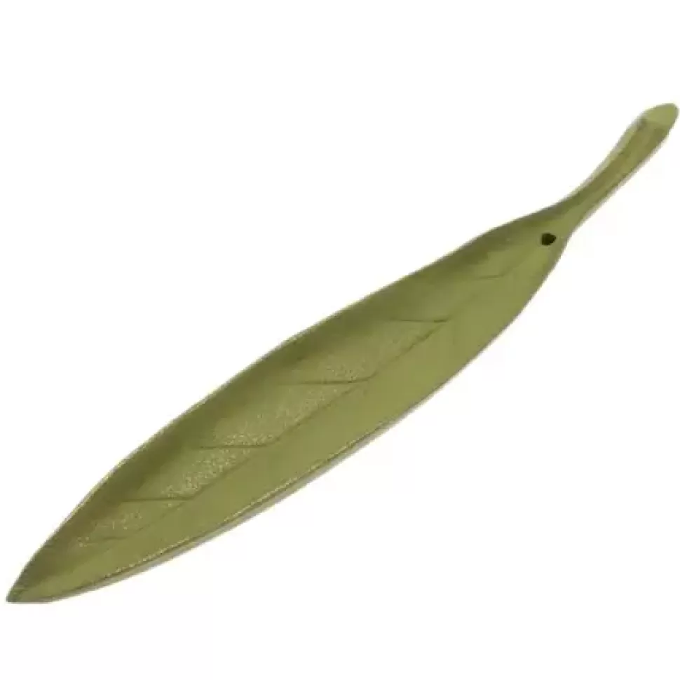 MIYA Company Incense^Incense Holder Gold/Spring Grass Leaf