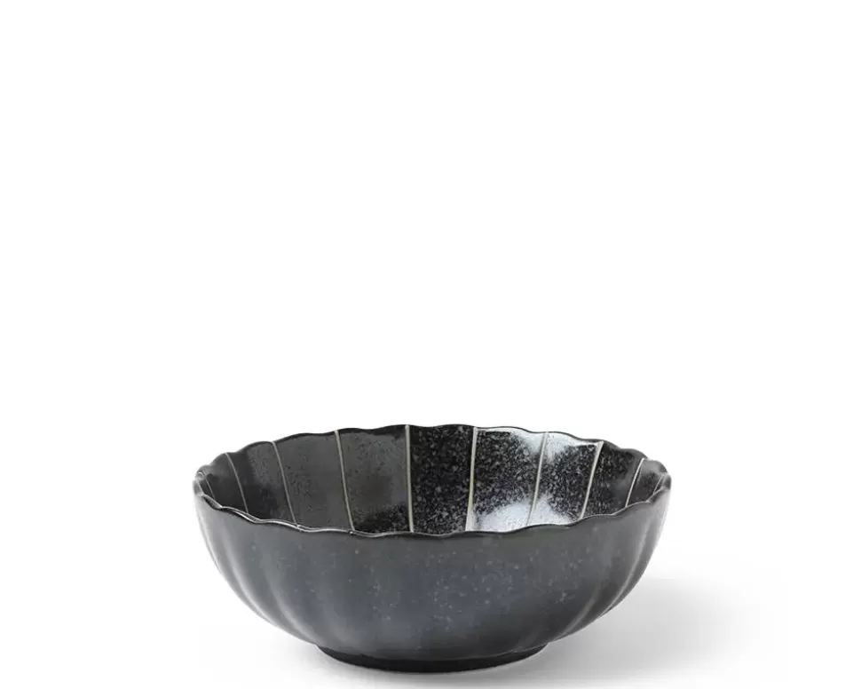 MIYA Company Medium Bowls^Kasa Lines Black 5.5" Bowl