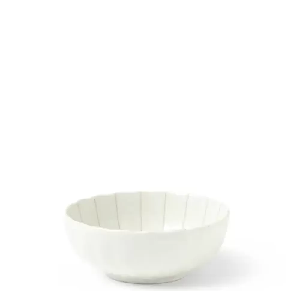 MIYA Company Small Bowls^Kasa Lines White 4" Bowl