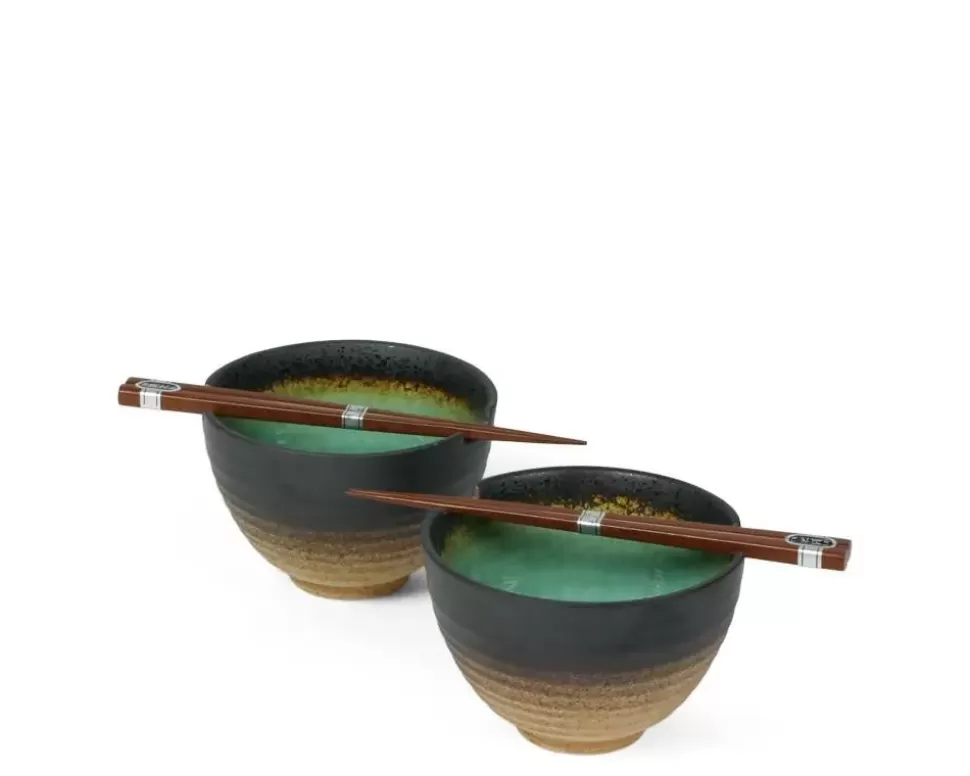 MIYA Company Bowl Sets^Kosui Green 5.5" Bowl For Two Set