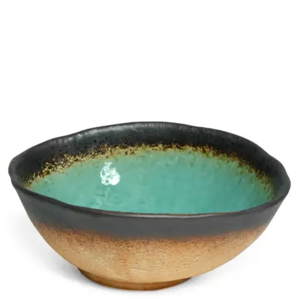 MIYA Company Large Bowls^Kosui Green 9.5" Oval Serving Bowl