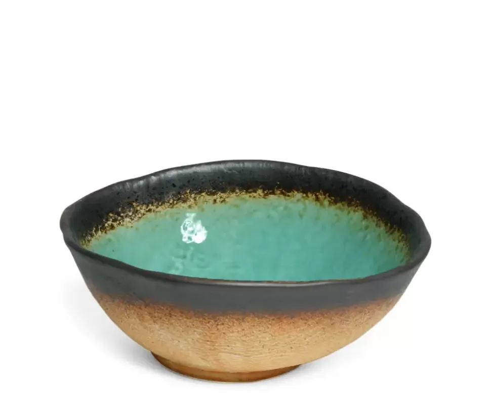 MIYA Company Large Bowls^Kosui Green 9.5" Oval Serving Bowl