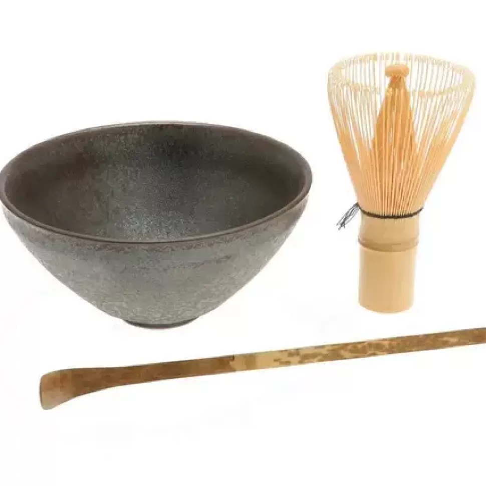 MIYA Company Matcha Bowls & Accessories^Matcha Set Natsume Black