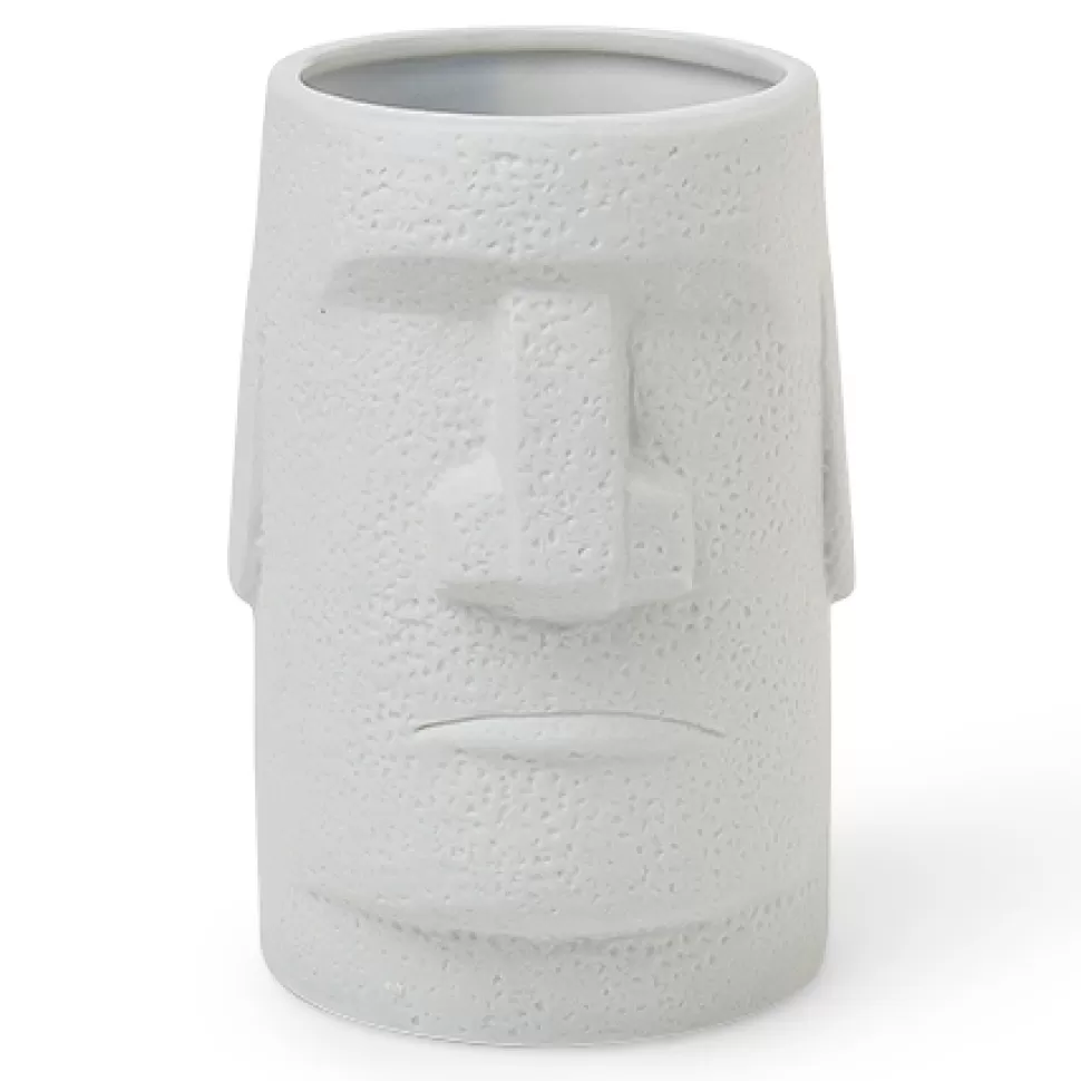 MIYA Company Cups/Mugs^Moai Gray 10 Oz. Cup