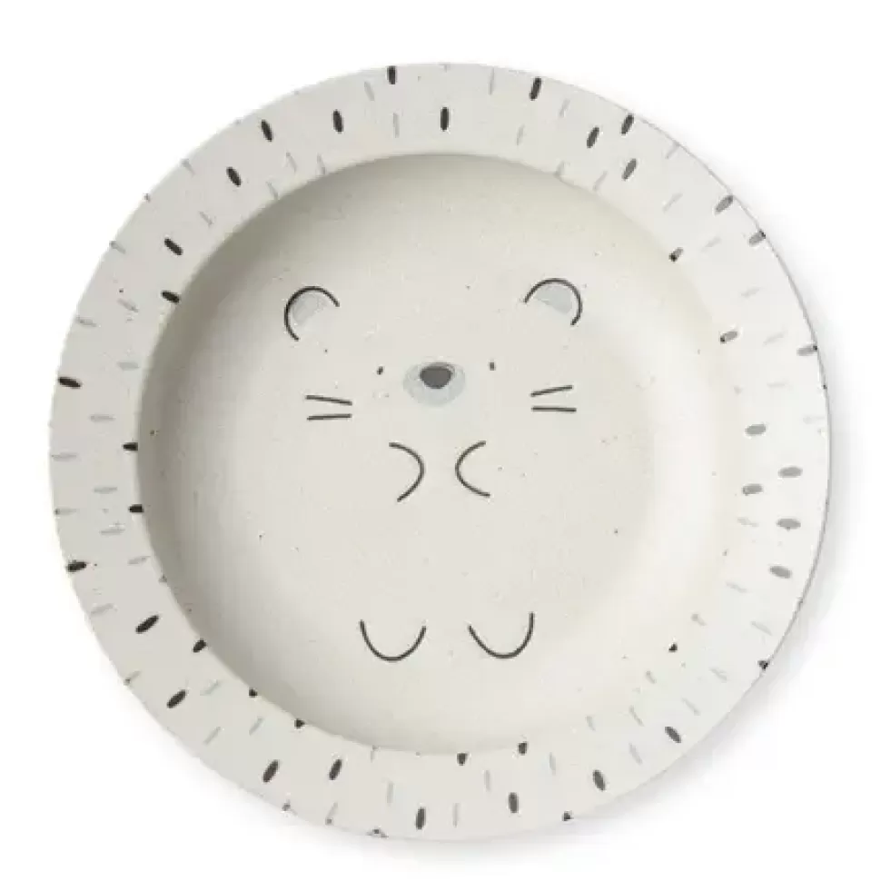 MIYA Company Plates^Mogu Mogu Hedgehog Shallow Bowl 8.75"