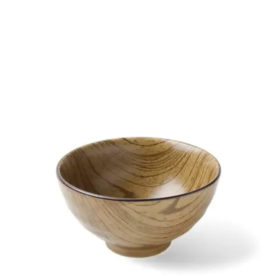 MIYA Company Rice Bowls^Mokume Usucha 4.5" Rice Bowl