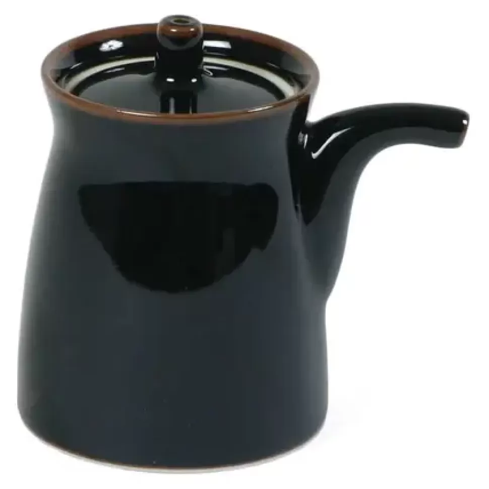MIYA Company Sauce Pots^Mori 5 Oz. G-Type Sauce Pot - Black