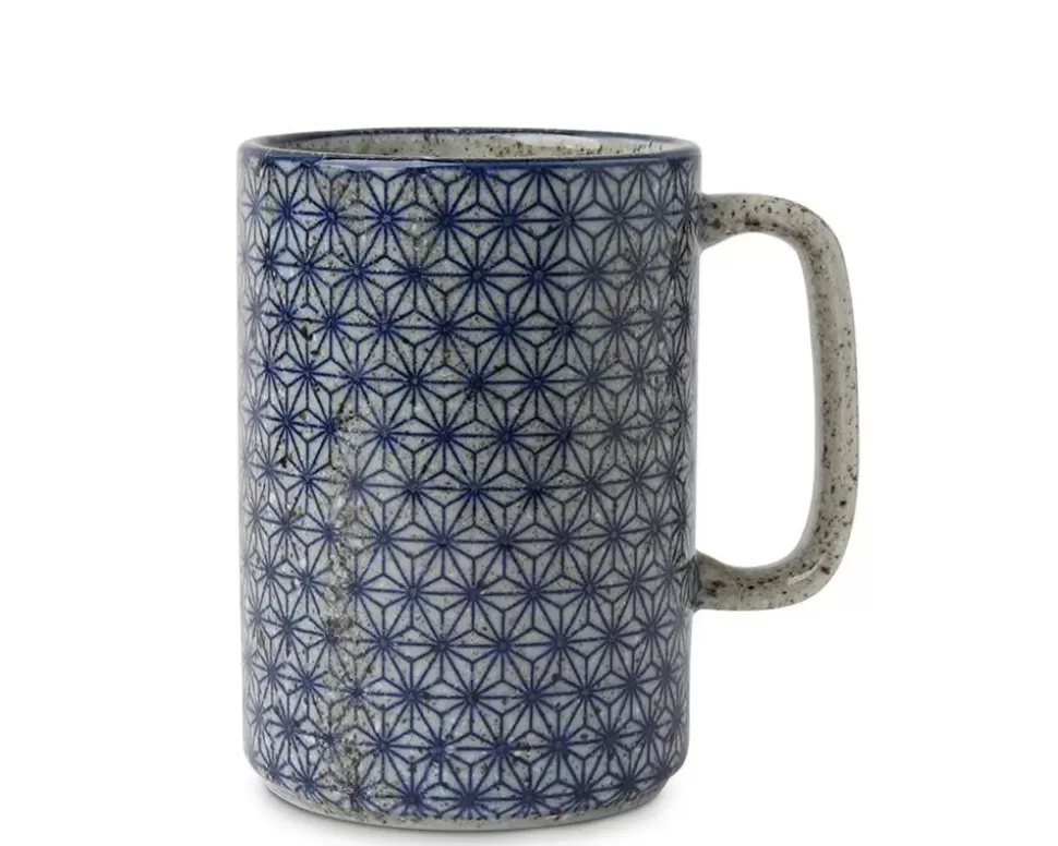 MIYA Company Mugs^Mug Blue Asanoha 16 Oz.