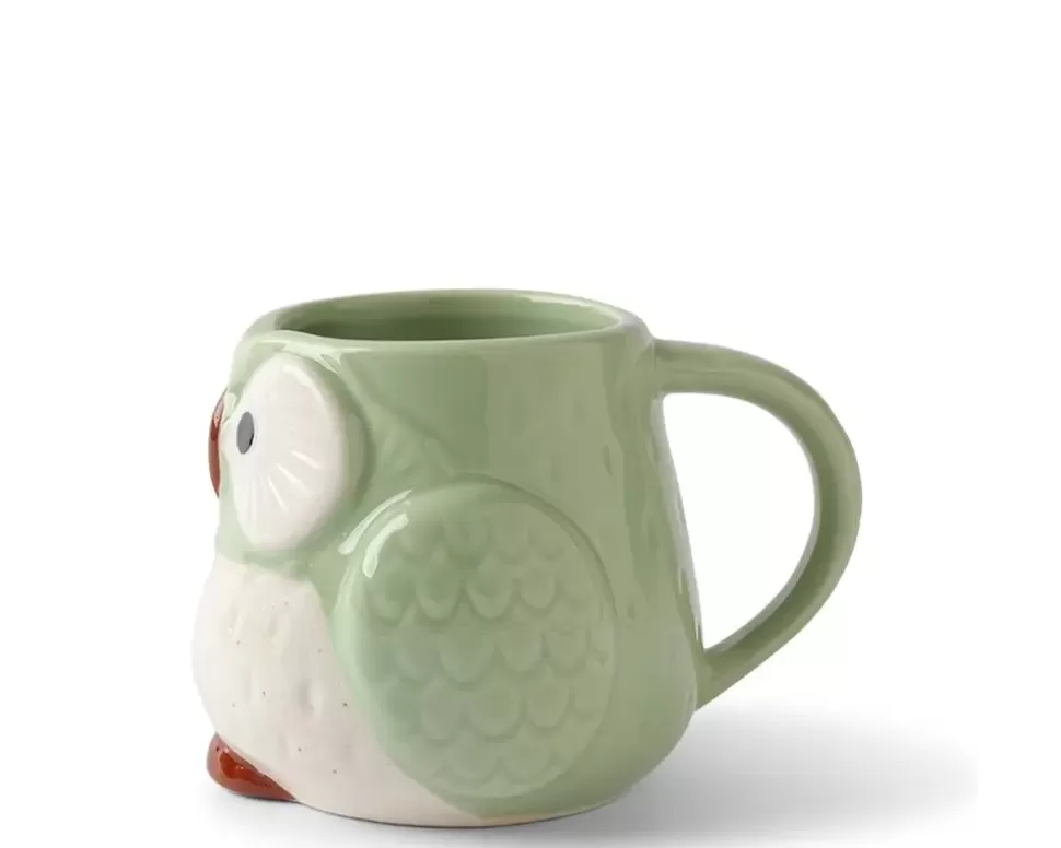 MIYA Company Cups/Mugs^Mug Owl Green