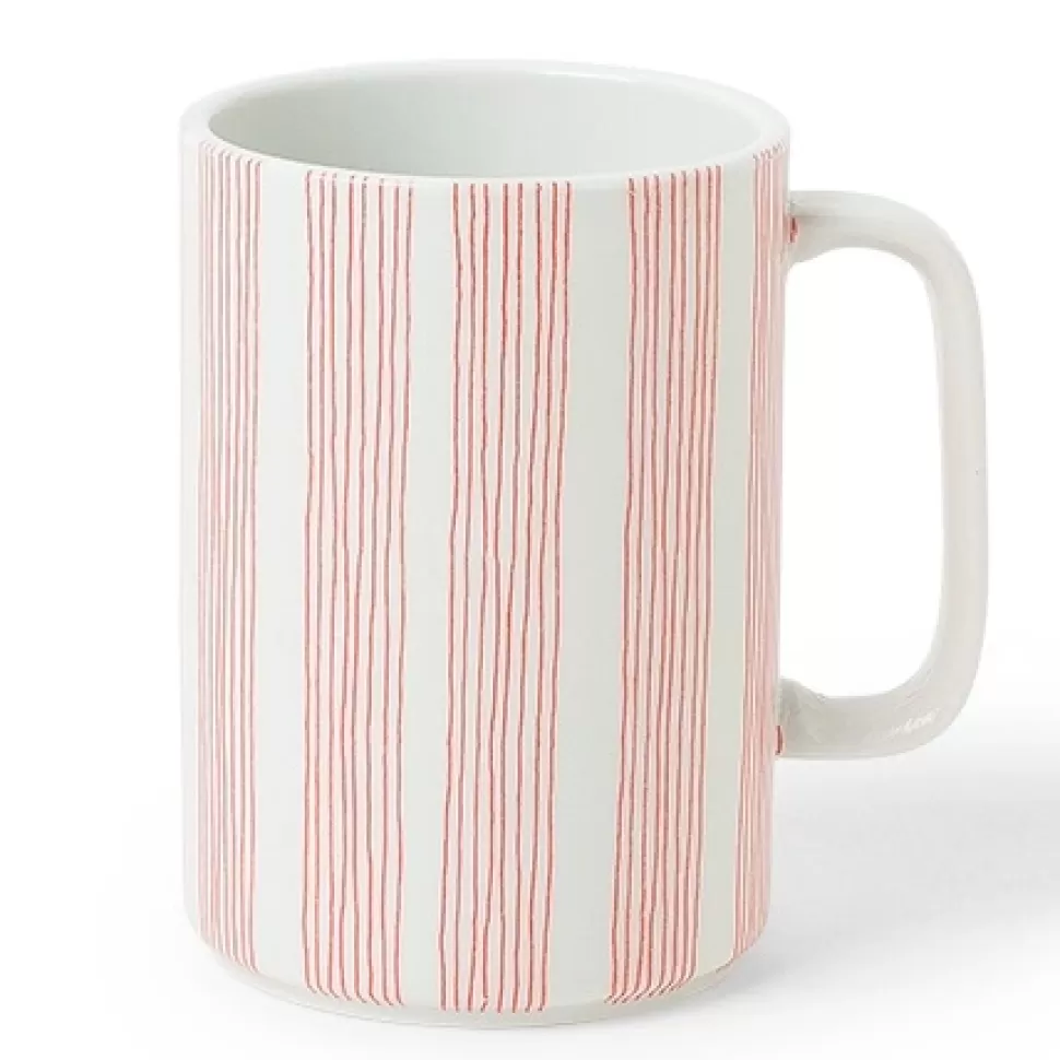 MIYA Company Mugs^Mug Red Obi Stripe