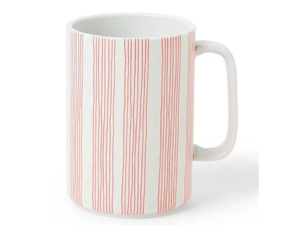 MIYA Company Mugs^Mug Red Obi Stripe