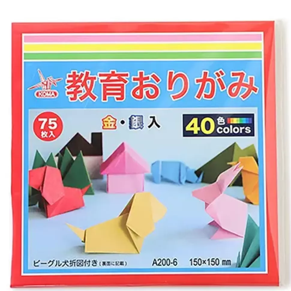 MIYA Company Origami^Origami Paper 6" Assorted