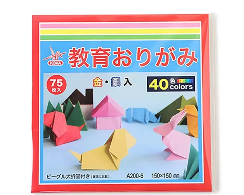 MIYA Company Origami^Origami Paper 6" Assorted