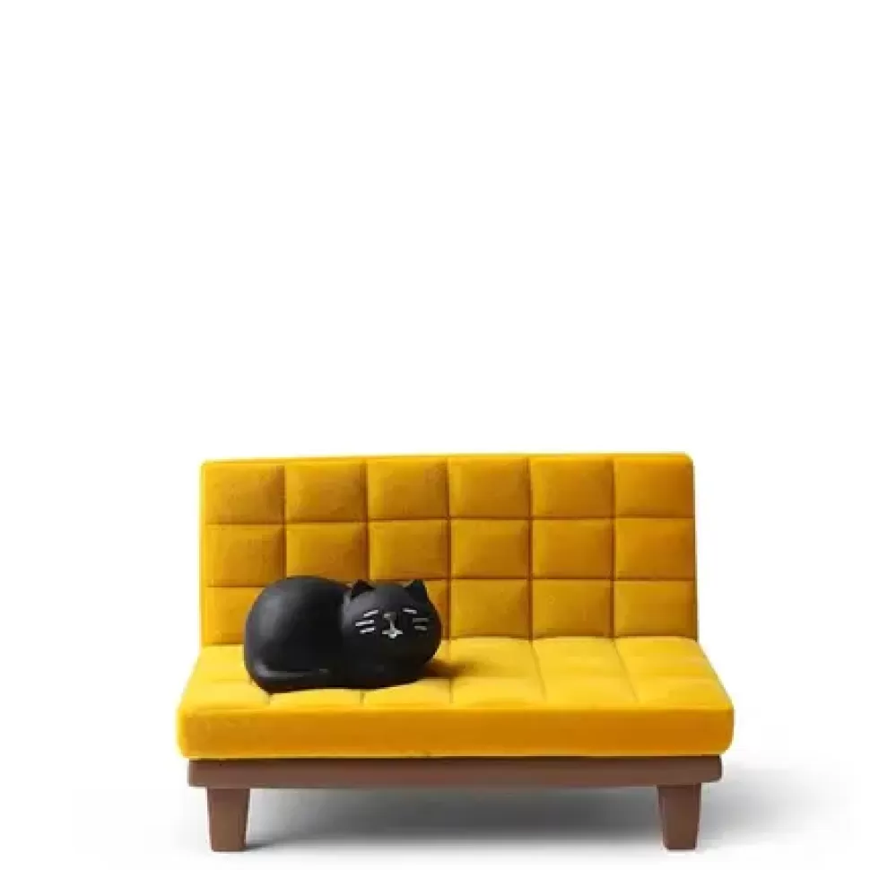 MIYA Company Cats^Phone Stand Cat On Sofa Yellow