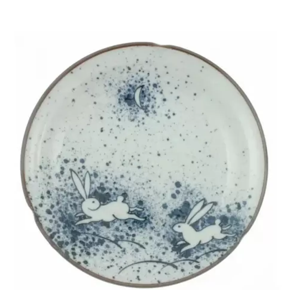 MIYA Company Plates^Plate Rabbit & Moon 8-3/4"