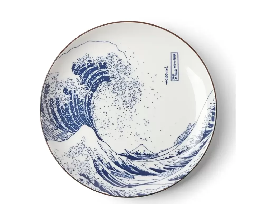 MIYA Company Large Plates^Plate The Great Wave 10"