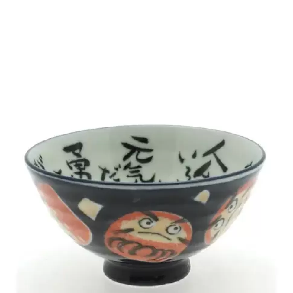 MIYA Company Tableware^Rice Bowl Daruma Dark Blue