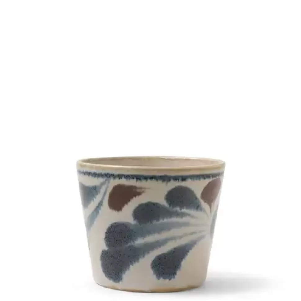 MIYA Company Soba Cups^Rustic Blue Vines Soba Cup