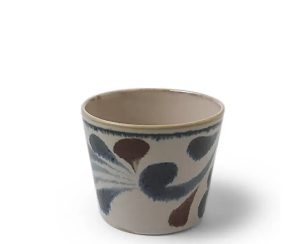 MIYA Company Soba Cups^Rustic Blue Vines Soba Cup