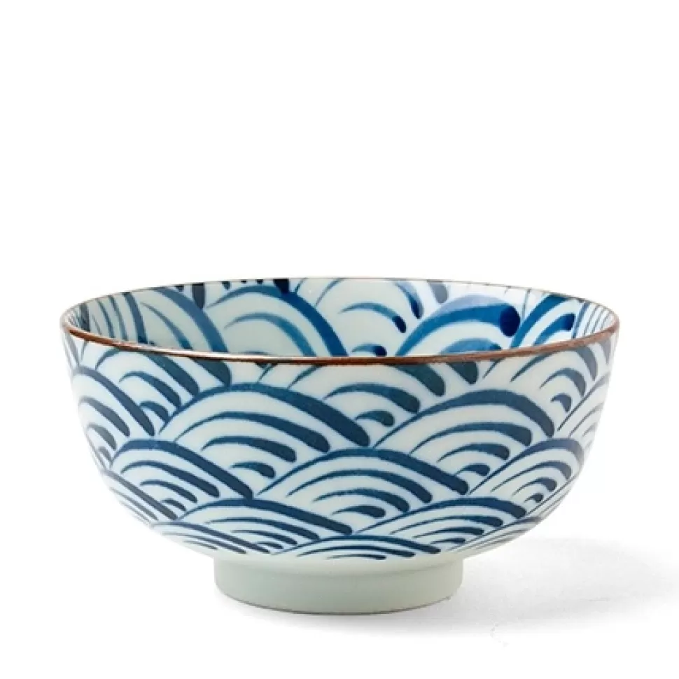 MIYA Company Medium Bowls^Saikai Nami Waves 5.5" Bowl