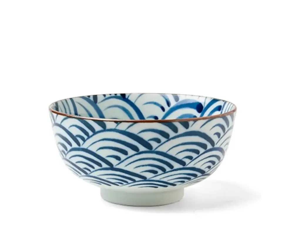 MIYA Company Medium Bowls^Saikai Nami Waves 5.5" Bowl