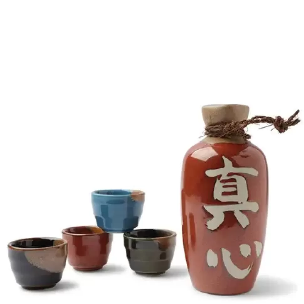 MIYA Company Sake Sets^Sake Set Tetsuaka Magokoro