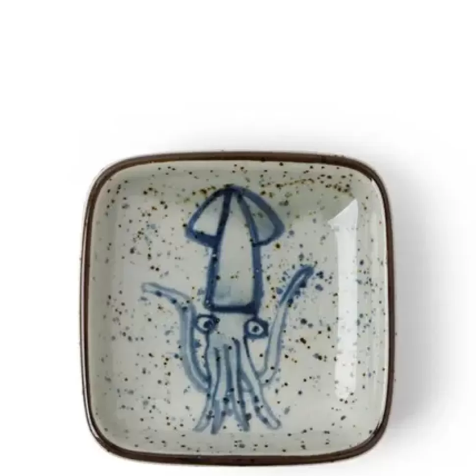 MIYA Company Fish^Sauce Dish 3.5" Squid