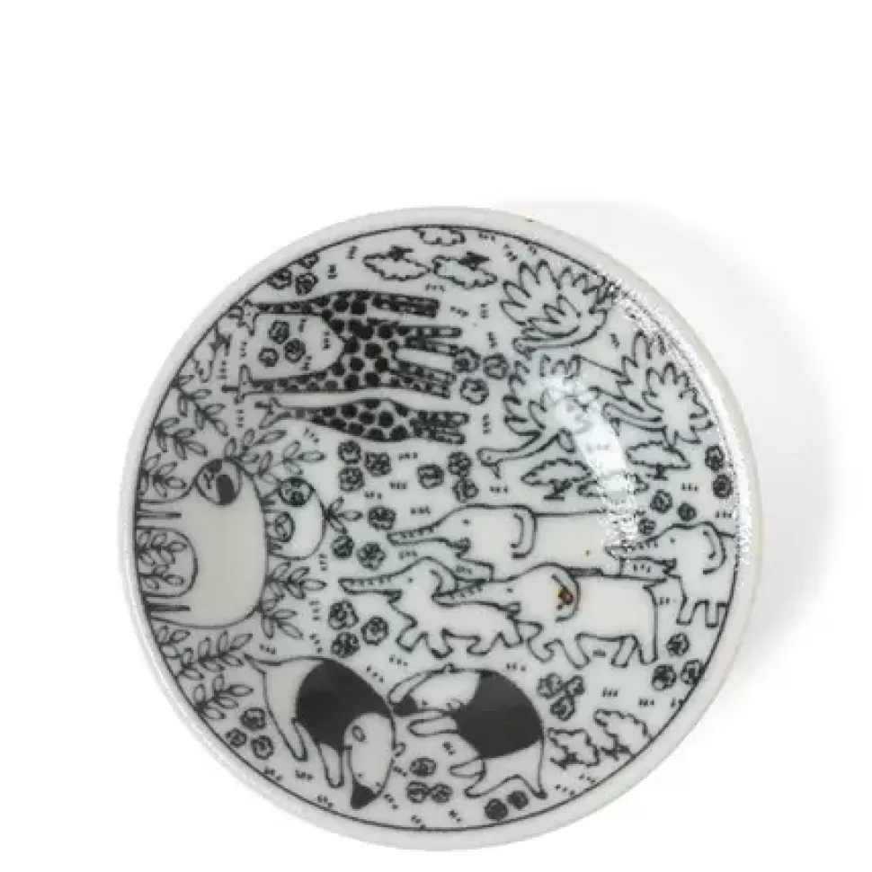 MIYA Company Other^Sauce Dish 4" Happy Animals