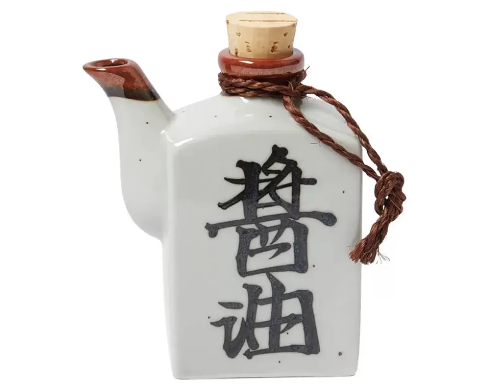 MIYA Company Sauce Pots^Shoyu 6 Oz. Sauce Pot With Cork - White