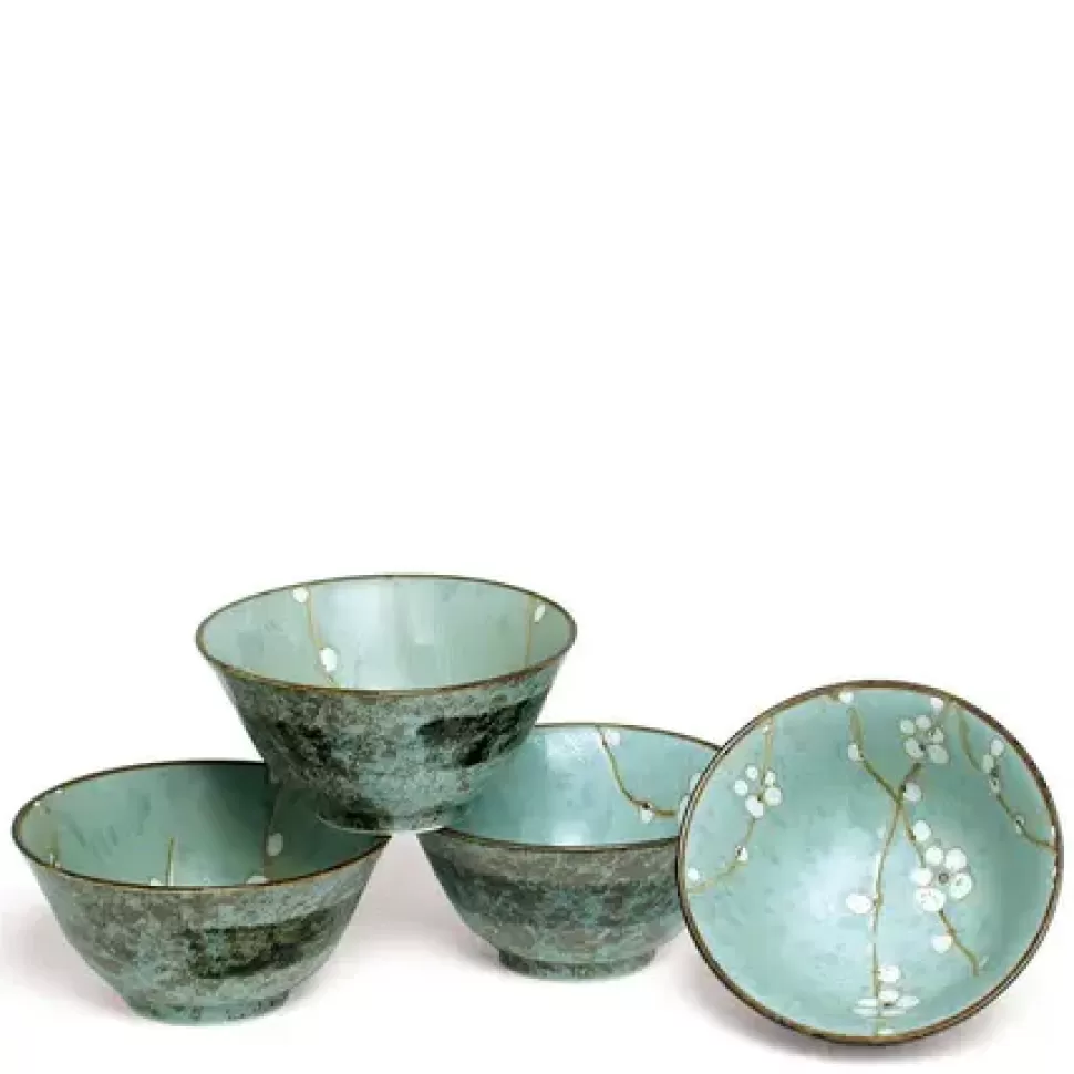 MIYA Company Bowl Sets^Spring Blossoms 5.25" Flared Bowl Set