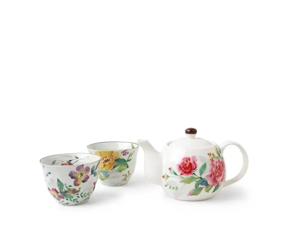 MIYA Company Tea Sets - Ceramic^Spring Floral Tea Set