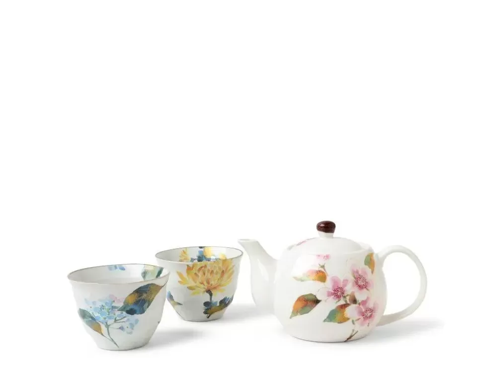 MIYA Company Tea Sets - Ceramic^Summer Floral Tea Set