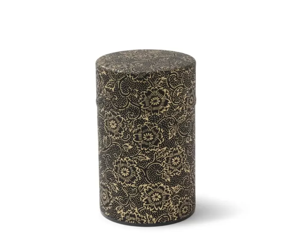 MIYA Company Teaware Accessories^Tea Canister Black/Gold Mum