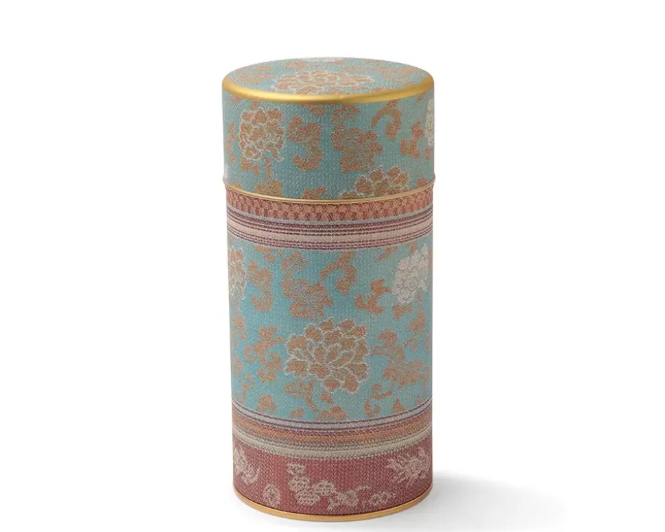 MIYA Company Teaware Accessories^Tea Canister Brocade Peony Blue