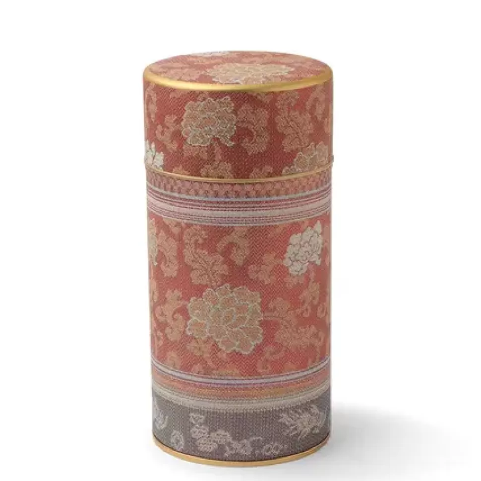 MIYA Company Teaware Accessories^Tea Canister Brocade Peony Red