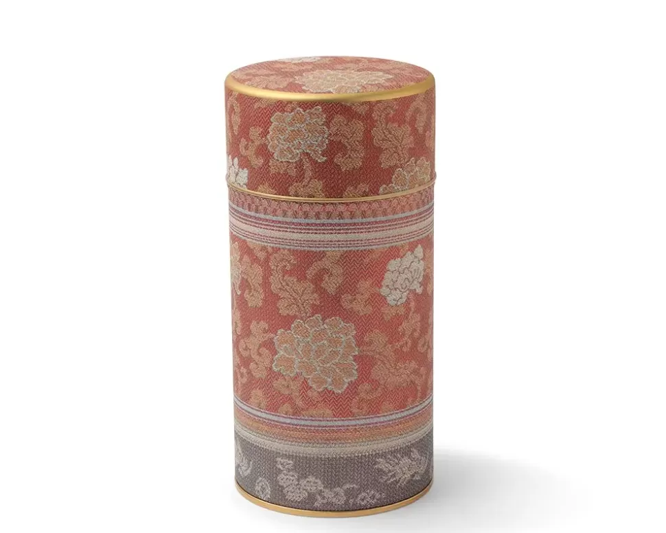 MIYA Company Teaware Accessories^Tea Canister Brocade Peony Red