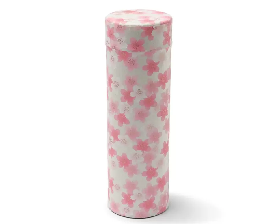 MIYA Company Teaware Accessories^Tea Canister White Sakura Blossoms