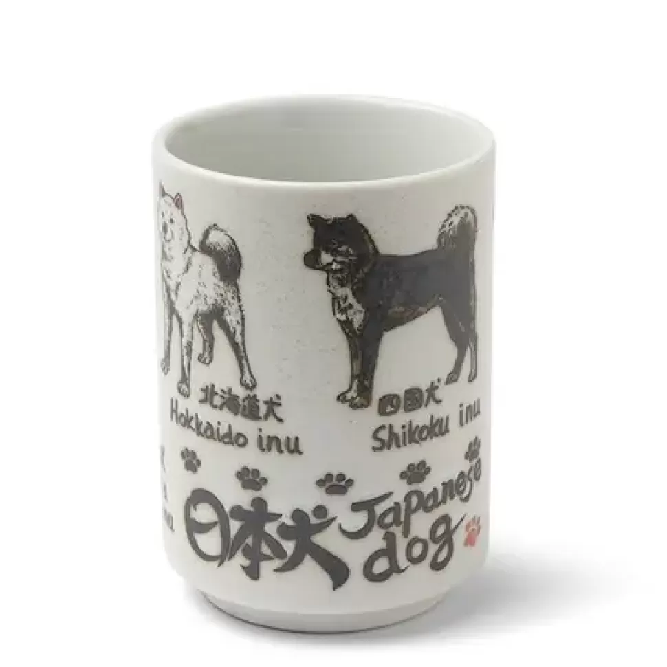 MIYA Company Cups/Mugs^Teacup Japanese Dogs