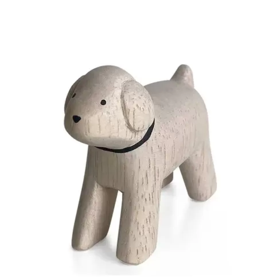 MIYA Company Dogs^T-Lab Wooden Animal - Poodle