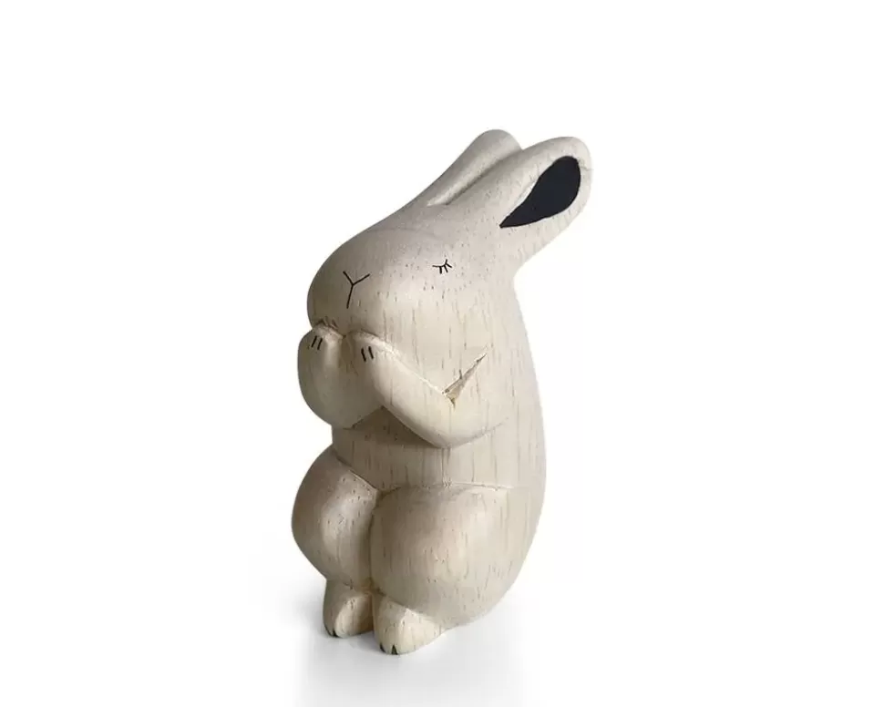 MIYA Company Rabbits^T-Lab Wooden Animal - Rabbit