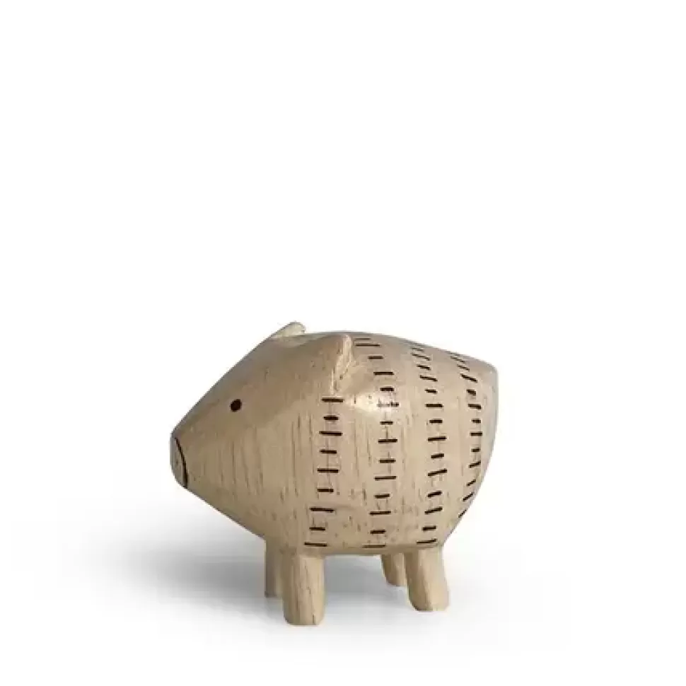 MIYA Company Pigs^T-Lab Wooden Animal Zodiac Pig