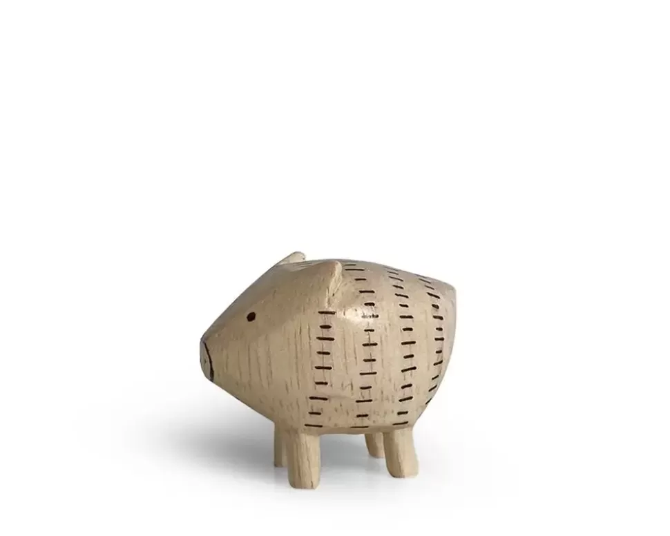 MIYA Company Pigs^T-Lab Wooden Animal Zodiac Pig