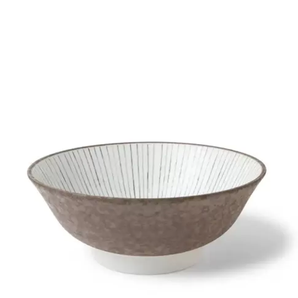 MIYA Company Ramen Bowls^Tokusa Gray 8.25" Bowl