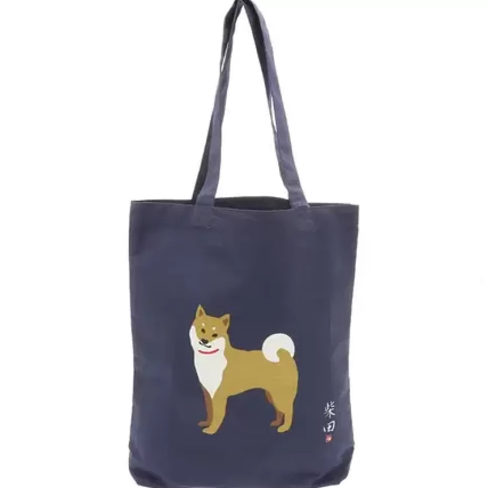 MIYA Company Dogs^Tote Bag Shiba Navy