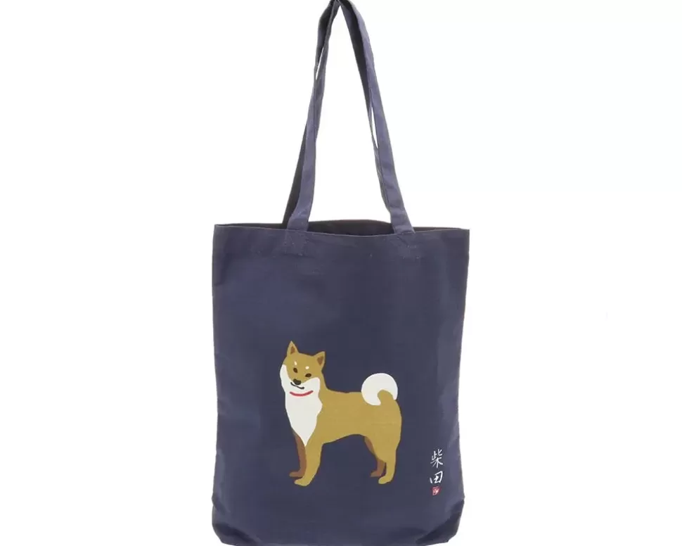 MIYA Company Dogs^Tote Bag Shiba Navy