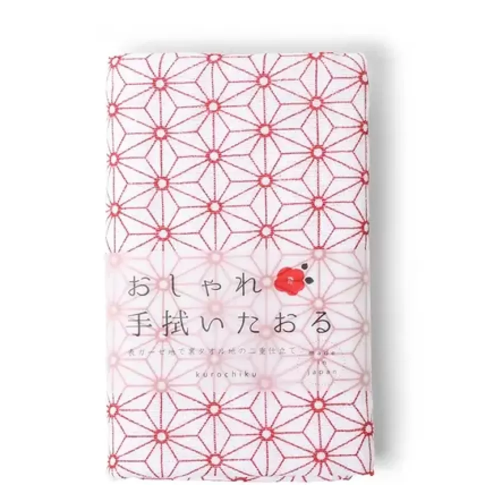 MIYA Company Towels^Towel Red Asanoha