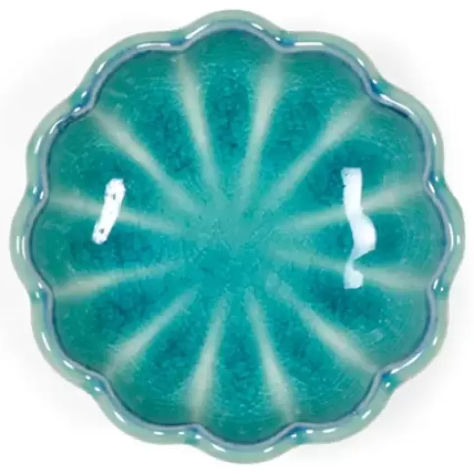 MIYA Company Sauce Dishes^Turquoise Blue Mum 3.5" Bowl