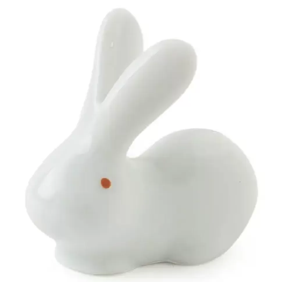 MIYA Company Rabbits^White Rabbit Chopstick Rest - White Ears